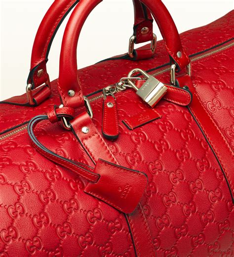 gucci red travel bag|Gucci travel bags sale.